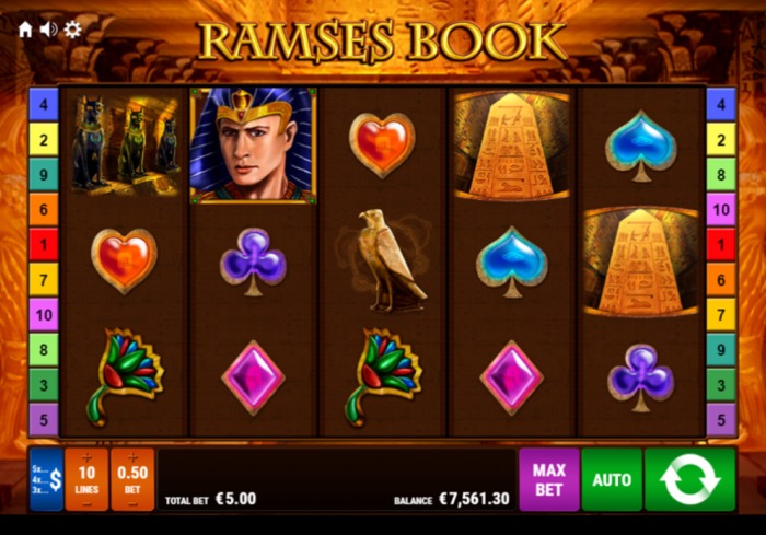 Игровой автомат «Ramses Book» в онлайн казино Фараон